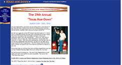 Desktop Screenshot of dancetexashoedown.com